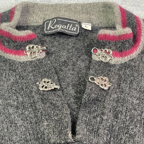 Vintage Nordic Regatta Mens Wool Sweater Large Fishermancore Cabincore Cozycore - Picture 7 of 13